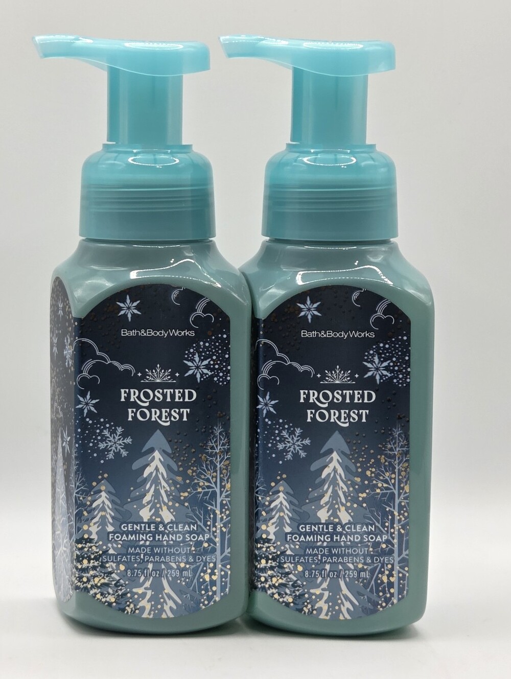 Bath & Body Works Frosted Forest Gentle & Clean Foaming Hand Soap (2 Pack)